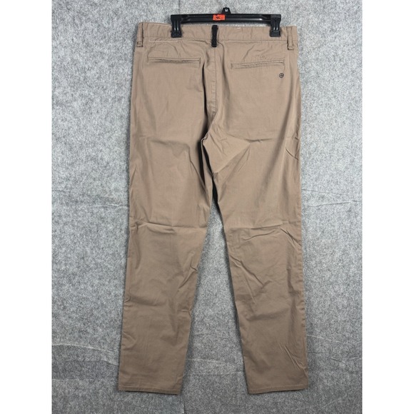 Rag & Bone Pants Men's 34 (Fits 34 x 31) Brown Fit 2 Slim Nylon Blend - Picture 3 of 11